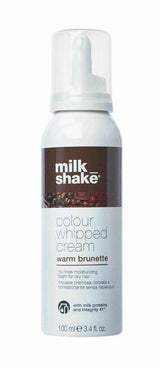 Milk Shake Colour Whipped Cream Warm Brunette 100ml no rinse Coloured Foam Milk_Shake Styling - On Line Hair Depot