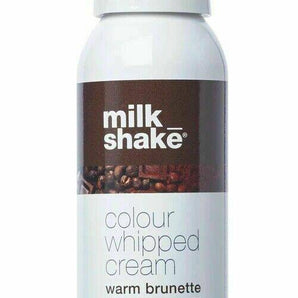 Milk Shake Colour Whipped Cream Warm Brunette 100ml no rinse Coloured Foam Milk_Shake Styling - On Line Hair Depot