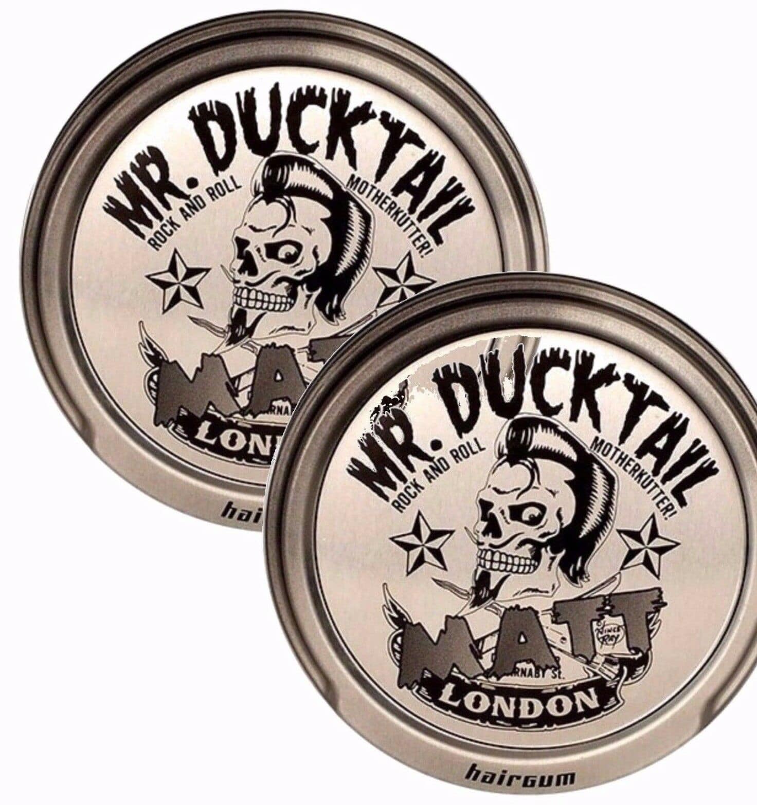 Mr Ducktail Hairgum Matte  40 g x 2 - On Line Hair Depot