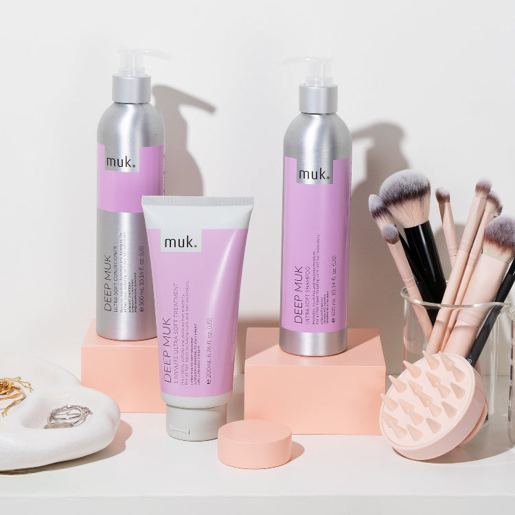 Deep Muk Ultra Soft Shampoo & Conditioner 300ml Duo - On Line Hair Depot