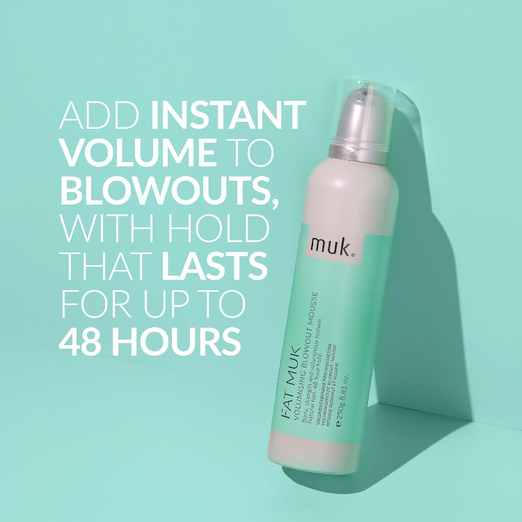Fat muk Volumising blowout Mousse - On Line Hair Depot