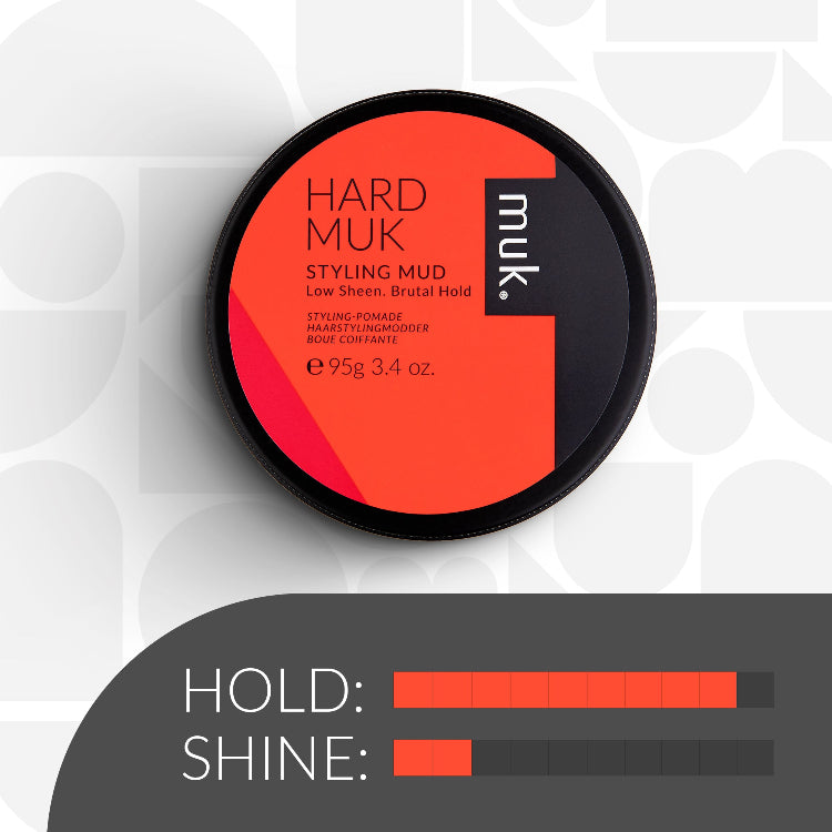 Hard Muk Styling Mud 95g Duo Pack  Low Sheen Brutal Hold - On Line Hair Depot