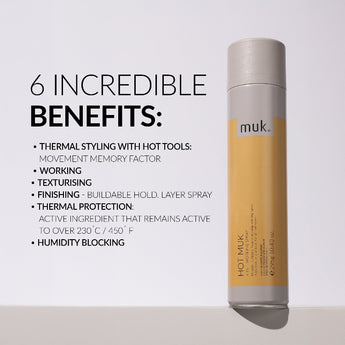 Hot muk 6 in 1 Working Spray - On Line Hair Depot