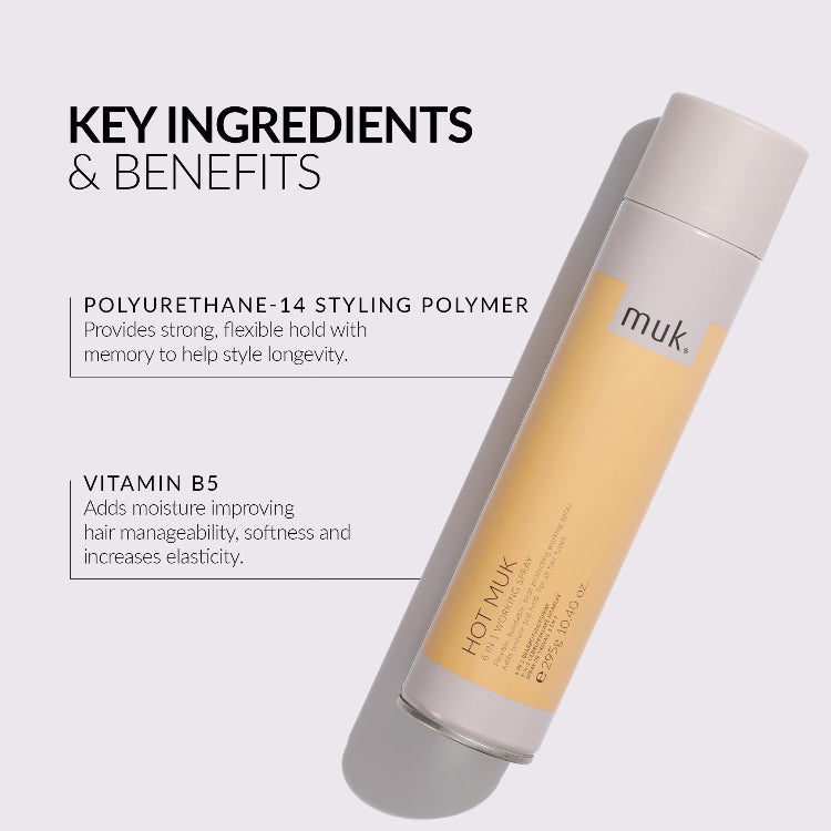 Hot muk 6 in 1 Working Spray - On Line Hair Depot