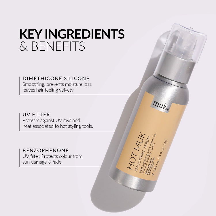 Hot muk Smoothing Serum 100ml - On Line Hair Depot