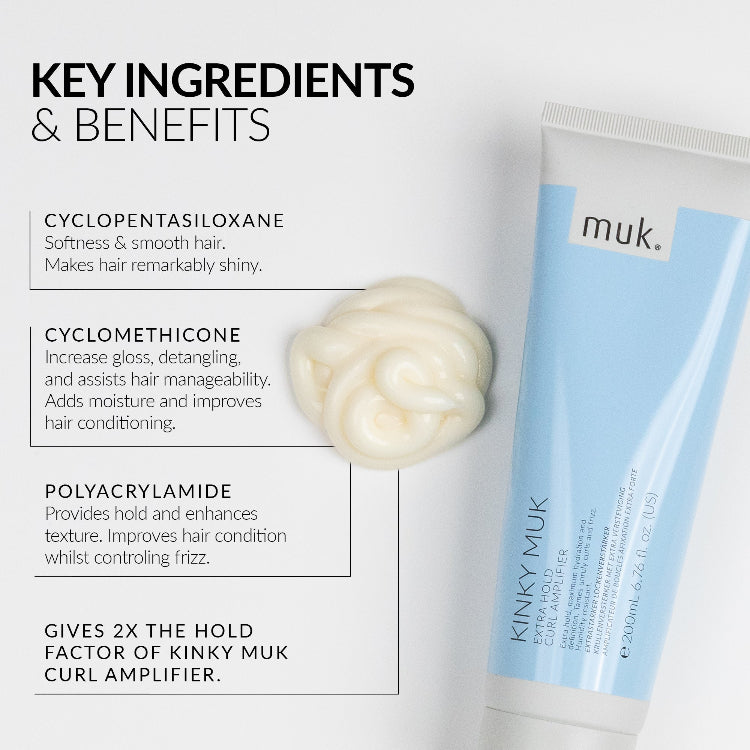 Kinky muk Extra Hold Curl Amplifier 200ml - On Line Hair Depot
