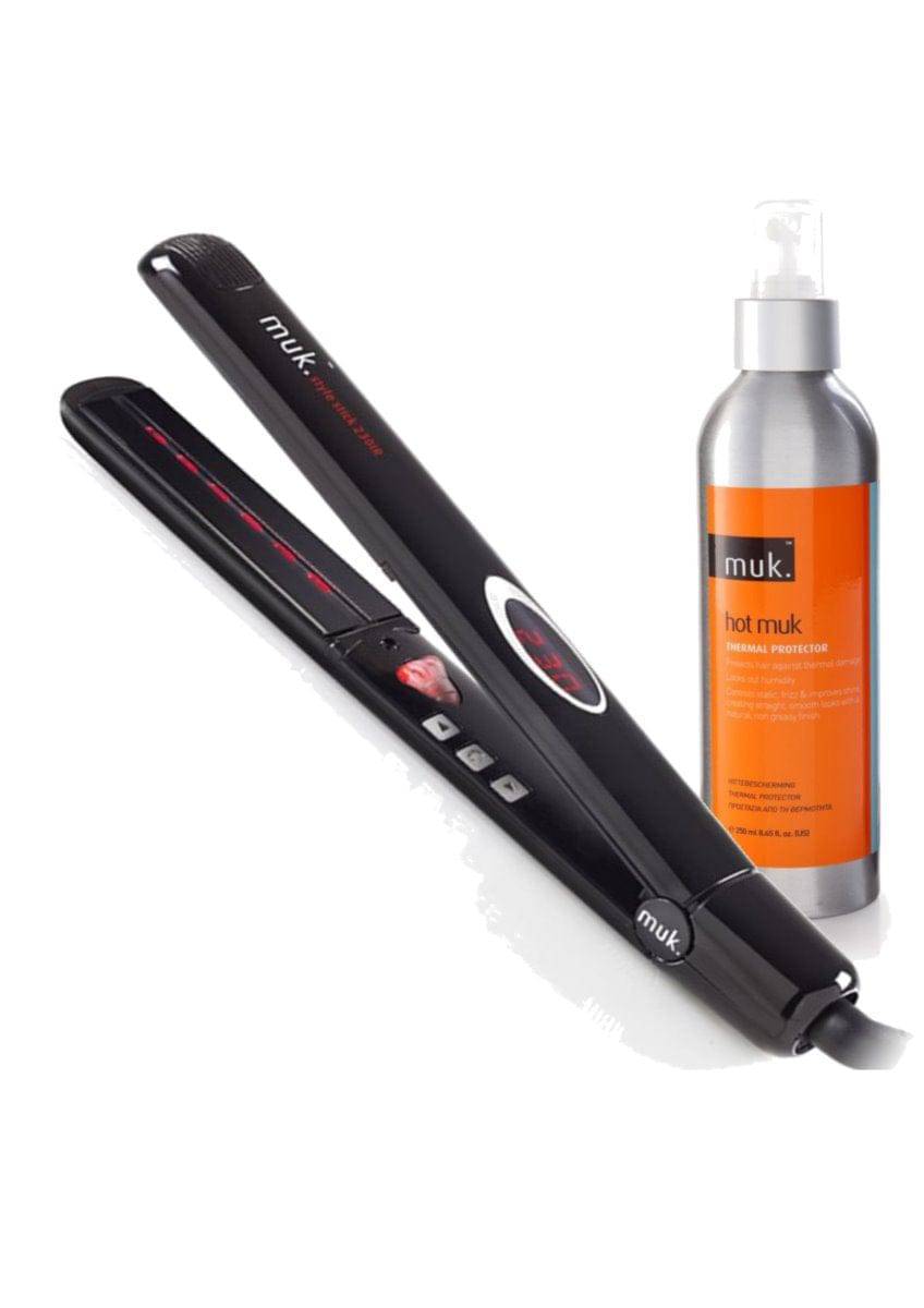 Muk 230 IR Hair Straightener Infra Red & Hot Muk Thermal Protector Muk Haircare - On Line Hair Depot