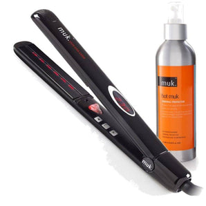Muk 230 IR Hair Straightener Infra Red & Hot Muk Thermal Protector Muk Haircare - On Line Hair Depot