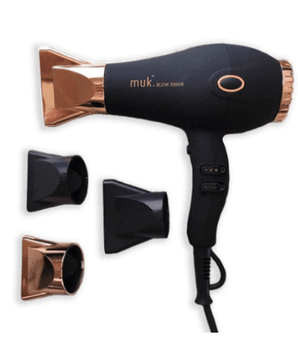 Muk Black and Rose Gold Blow Dryer 3900-IR Hair Dryer Muk Haircare - On Line Hair Depot