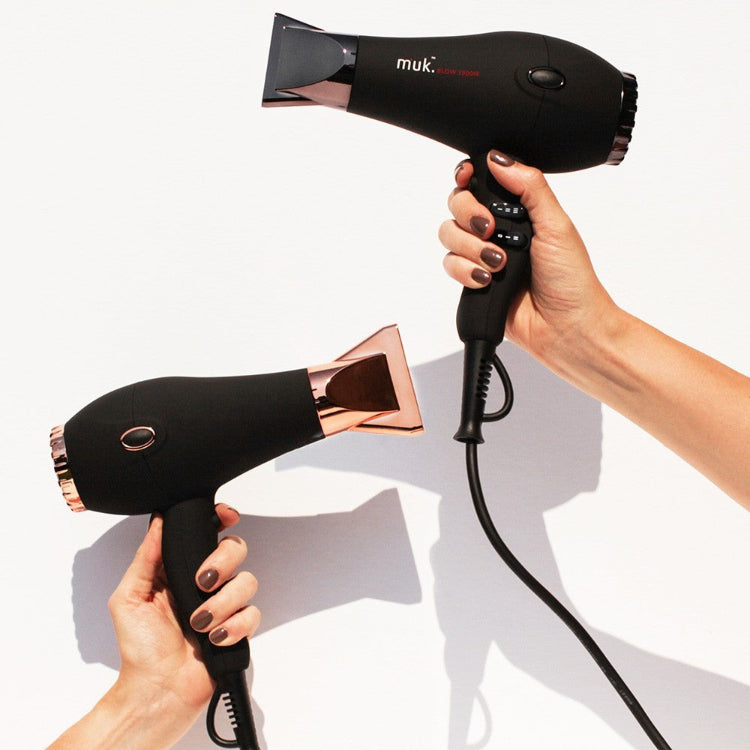muk Blow 3900IR Dryer Matte Black Hair Dryer - On Line Hair Depot