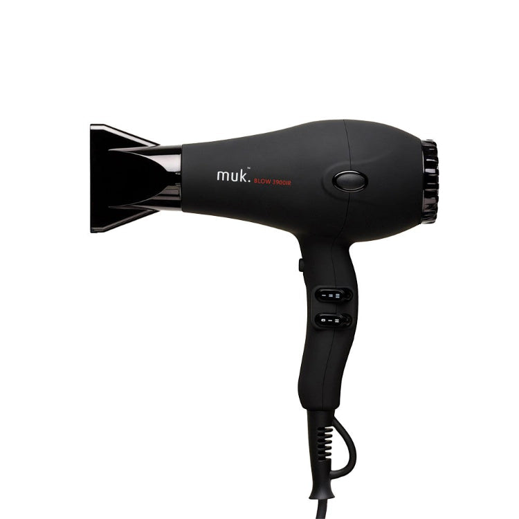 muk Blow 3900IR Dryer Matte Black Hair Dryer - On Line Hair Depot