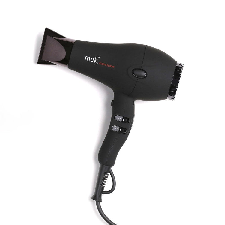 muk Blow 3900IR Dryer Matte Black Hair Dryer - On Line Hair Depot