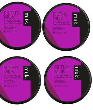 Muk Filthy Muk Firm Hold Paste 4 x 95GR Muk Haircare - On Line Hair Depot
