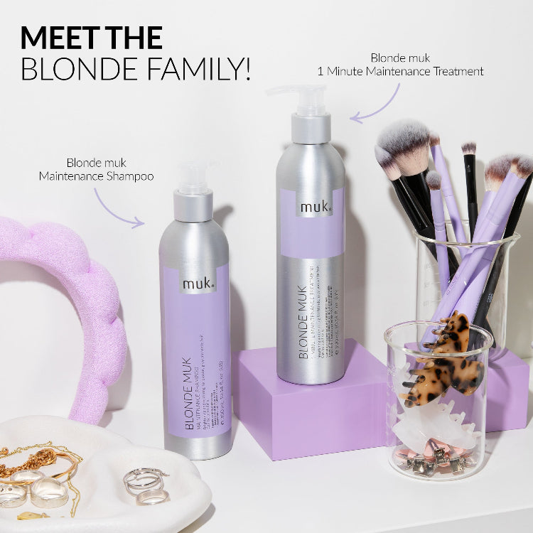 Muk Replenish Blonde Hair Routine - On Line Hair Depot