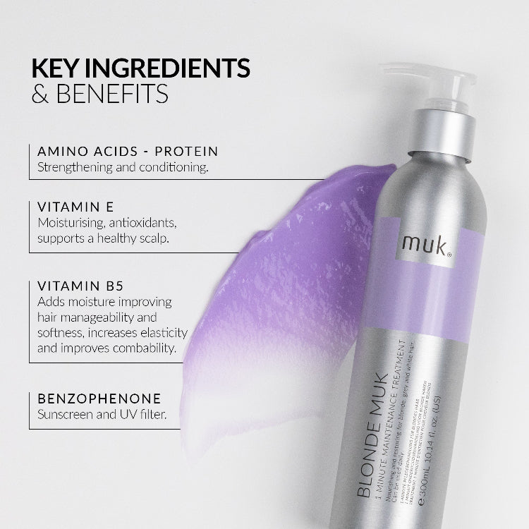 Muk Replenish Blonde Hair Routine - On Line Hair Depot