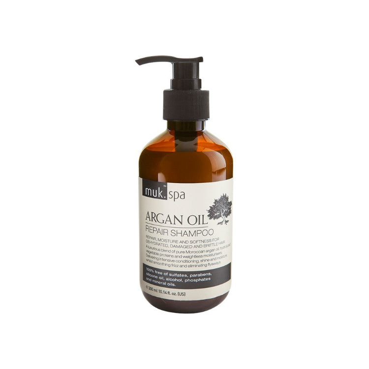 muk Spa Argan Oil Repair Shampoo & Conditioner 300ml Duo Sulfate and Paraben Free - On Line Hair Depot