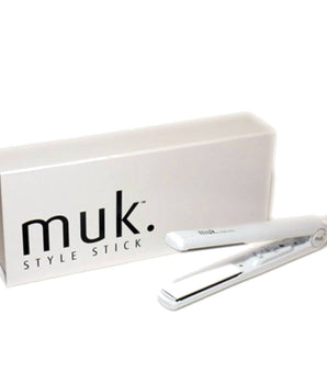 Muk White Style Stick Hair Straightener Iron Muk Haircare - On Line Hair Depot