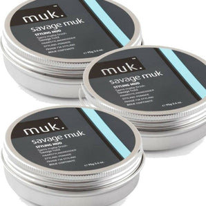 SAVAGE MUK STYLING MUD 3 x 95GR by MUK Australian Stockists and Australian Stock Muk Haircare - On Line Hair Depot