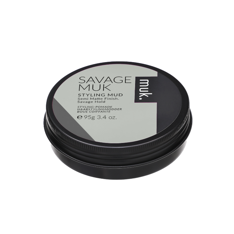 Savage muk Styling Mud 95g Semi Matte Finish Strong Hold - On Line Hair Depot