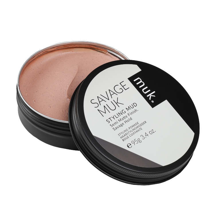Savage muk Styling Mud 95g Semi Matte Finish Strong Hold - On Line Hair Depot