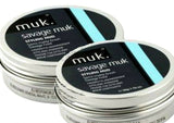 SAVAGE MUK STYLING MUD DUO 2 x 95gm by MUK hard hold Australian Stockists Stock - On Line Hair Depot