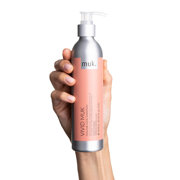 Vivid muk Colour Lock Shampoo 300ml - On Line Hair Depot
