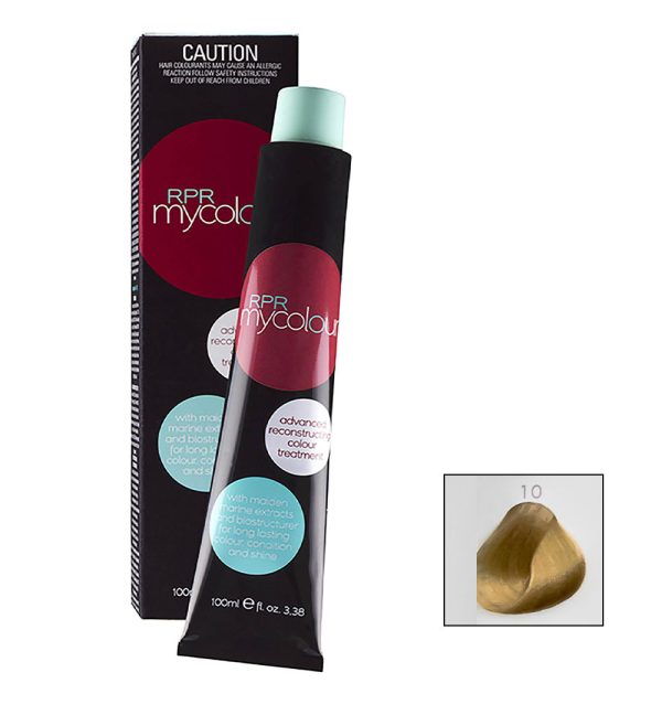 RPR My Colour 10 Level 10 Natural 100g tube Mix 1:1.5