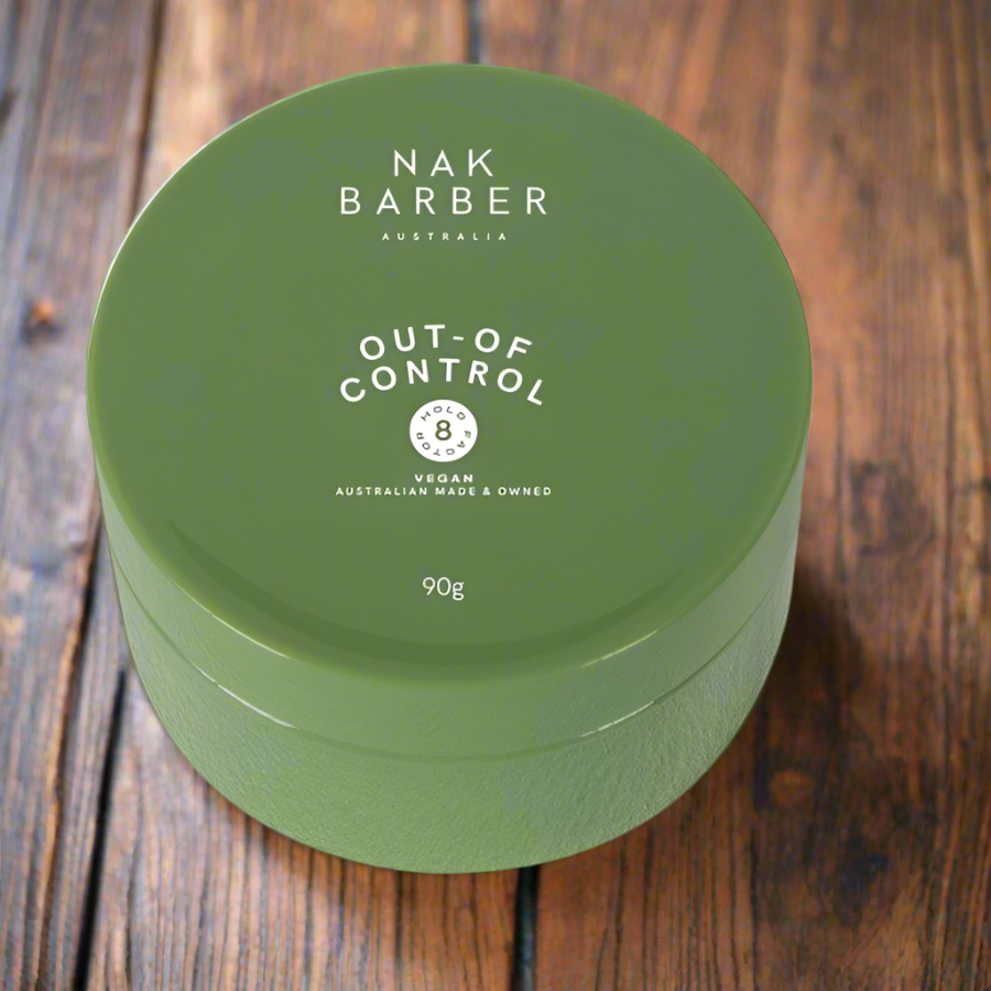 Nak Barber Out Of Control is a Matt Clay with Firm hold 90g - On Line Hair Depot