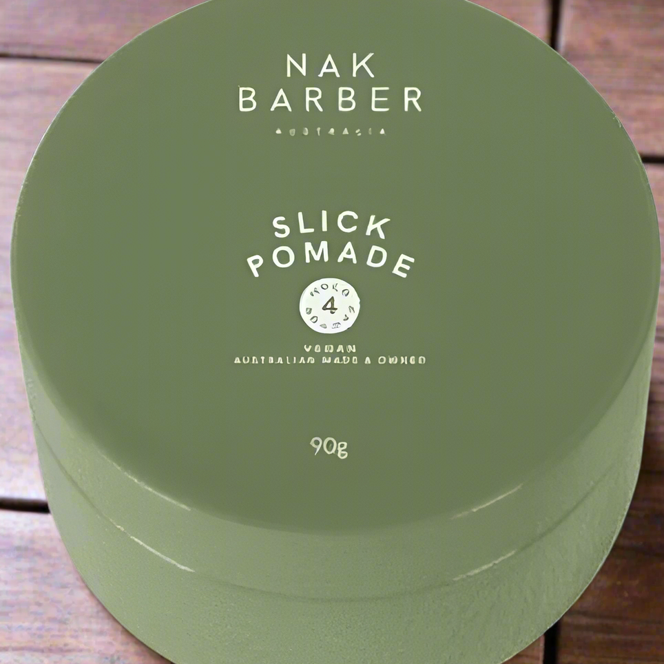 Nak Barber Slick Pomade - High Shine Polish Light Hold 90g - On Line Hair Depot