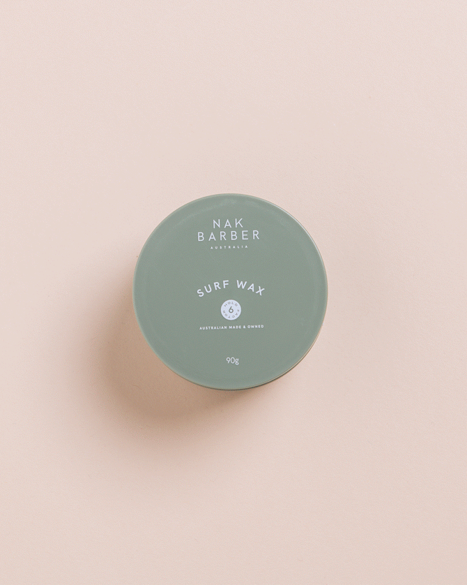 Nak Barber Surf Wax Matt Wax Medium hold 90g Six Pack - On Line Hair Depot