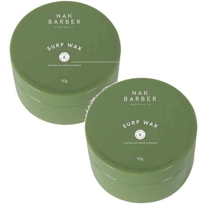 Nak Barber Surf Wax Matt Wax Medium hold 90g x 2 - On Line Hair Depot