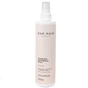 Nak Hydrate Detangle Mist detangles protects and Hydrates 250ml - On Line Hair Depot