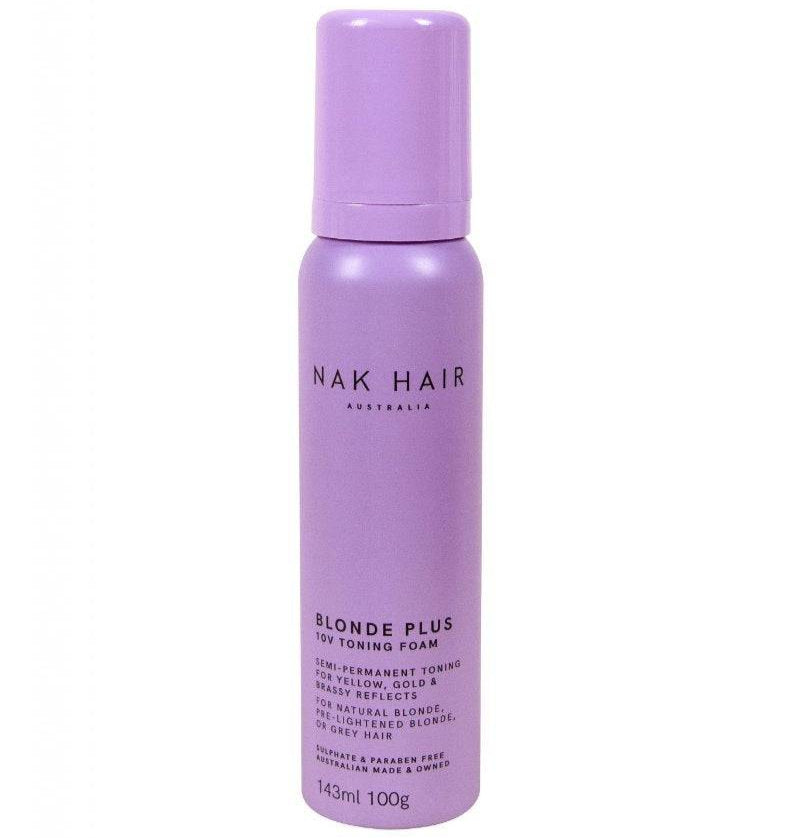 Nak Blonde Plus 10v Toning Foam 100 g - On Line Hair Depot