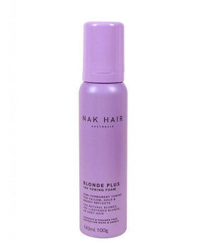 Nak Blonde Plus 10v Toning Foam 100 g Nak - On Line Hair Depot