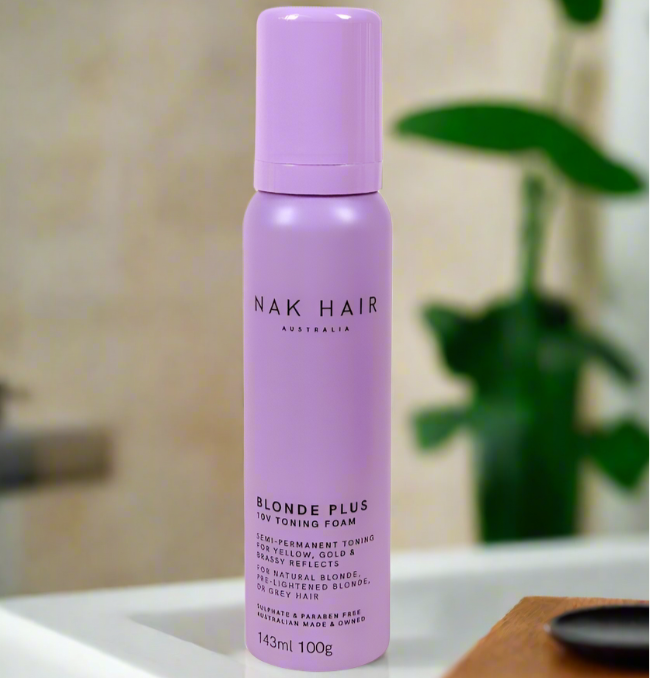 Nak Blonde Plus 10v Toning Foam 100 g - On Line Hair Depot