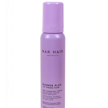 Nak Blonde Plus 10v Toning Foam 100g Duo Pack Nak - On Line Hair Depot