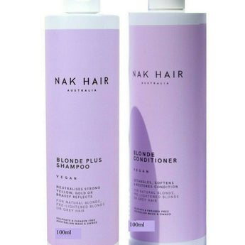 Nak Blonde Plus Shampoo Conditioner Travel Size Duo Nak - On Line Hair Depot