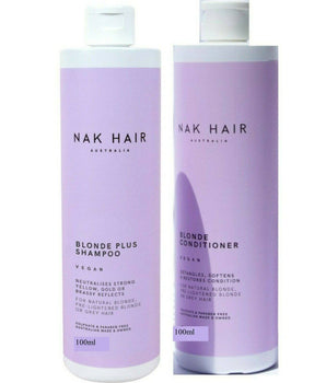 Nak Blonde Plus Shampoo Conditioner Travel Size Duo Nak - On Line Hair Depot