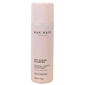 Nak Dry Clean Shampoo 200g a water free dry shampoo Nak - On Line Hair Depot