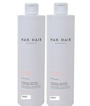 Nak Hydrate Shampoo and Conditioner 100ml Duo Travel Size Nak - On Line Hair Depot
