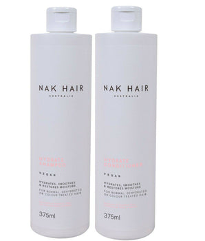 Nak Hydrate Shampoo and Conditioner 375ml Duo Nak - On Line Hair Depot