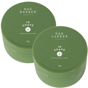 Nak Barber In Shape Shaping Paste - Medium Hold 90g x 2 - On Line Hair Depot