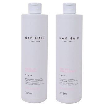 Nak Nourish Shampoo Conditoner Repl Ends Leave in Moisturiser Trio Nak - On Line Hair Depot
