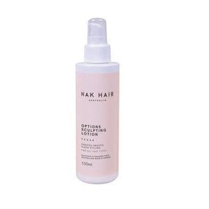 Nak Options Sculpting Lotion Thermal Protection Medium Hold 150ml Nak - On Line Hair Depot