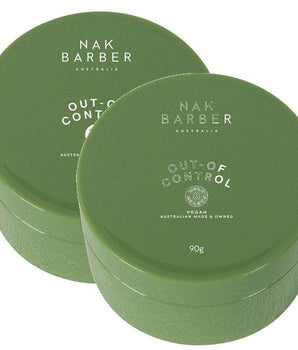 Nak Out Of Control is a Matt Clay with Firm hold 90g x 2 Nak - On Line Hair Depot