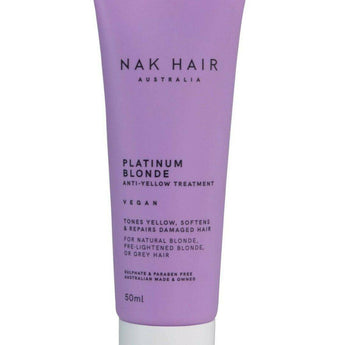 Nak Platinum Blonde Anti-Yellow Treatment 50ml Nak - On Line Hair Depot