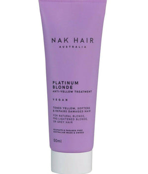 Nak Platinum Blonde Anti-Yellow Treatment 50ml Nak - On Line Hair Depot