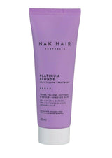 Nak Platinum Blonde Anti-Yellow Treatment 50ml Nak - On Line Hair Depot