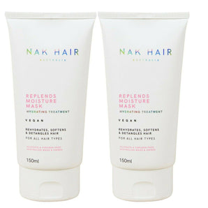 Nak Replends Moisture Mask Treatment hydrates, Softens & Detangles 150ml x 2 Nak - On Line Hair Depot