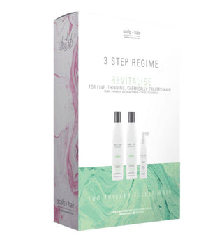 Nak Scalp to Hair Revitalise Thinning Kit with Mineral Defence 100ml Nak - On Line Hair Depot